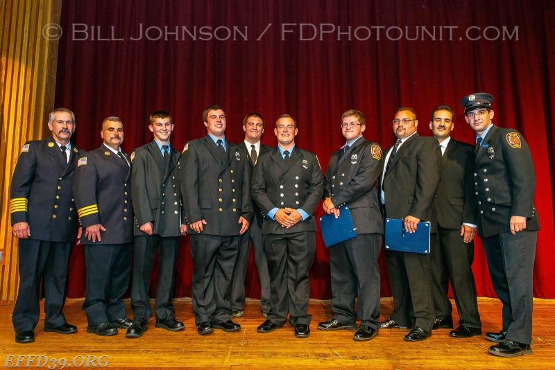EF Members Graduation Firefighter 1 from Dutchess County training Center July 2016